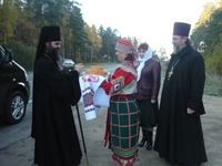 9 октября 2010 года посещение Тейковской земли владыкой Иваново-Вознесенский и Кинешемский Иосифом