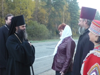 9 октября 2010 года посещение Тейковской земли владыкой Иваново-Вознесенский и Кинешемский Иосифом